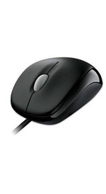 Ficha técnica e caractérísticas do produto Mouse Com Fio Microsoft Compact Usb - U8100010 Preto