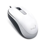 Ficha técnica e caractérísticas do produto Mouse com Fio USB 1200dpi Branco DX-125 Genius