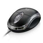 Ficha técnica e caractérísticas do produto Mouse com Fio USB Classic Preto MO007 Multilaser