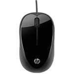 Ficha técnica e caractérísticas do produto Mouse com Fio Usb X1000 Preto Hp