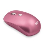 Ficha técnica e caractérísticas do produto Mouse Flat Óptico Sem Fio 3 Botões + Scroll Sem Fio Rosa - Oex
