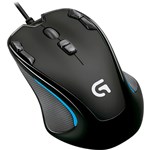Ficha técnica e caractérísticas do produto Mouse Gamer G300s 2.500 DPI PC - Logitech