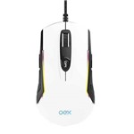 Ficha técnica e caractérísticas do produto Mouse Gamer Macro 10000dpi Branco Usb Led - Artic Ms316 Oex