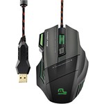 Ficha técnica e caractérísticas do produto Mouse Gamer Multilaser Warrior 3200 DPI com 7 Botões - PC