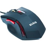 Ficha técnica e caractérísticas do produto Mouse Gamer Óptico USB 3200 DPI Predador Preto MG-02 EVUS