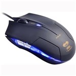 Ficha técnica e caractérísticas do produto Mouse Gamer Óptico USB 1600DPI Cobra Type-M Preto E-BLUE