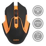 Ficha técnica e caractérísticas do produto Mouse Gamer Sem Fio Oex MS307 Hyper 2400 Dpi
