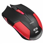 Ficha técnica e caractérísticas do produto Mouse Gamer Usb 1600Dpi Cobra Type-M Preto e Vermelho E-Blue
