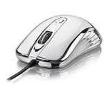Ficha técnica e caractérísticas do produto Mouse Gamer Warrior 1600DPI Prateado com LED