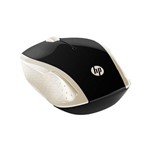 Ficha técnica e caractérísticas do produto Mouse Hp S/ Fio Otico X200 Oman Preto/Dourado USB (2HU83AA) *