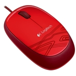 Ficha técnica e caractérísticas do produto Mouse Logitech M105 Vermelho 1000DPI - 910-002959
