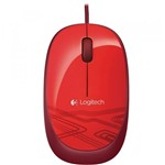 Ficha técnica e caractérísticas do produto Mouse Logitech M105 Vermelho 1000DPI