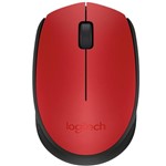 Ficha técnica e caractérísticas do produto Mouse Logitech M170 Sem Fio Vermelho