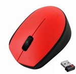 Ficha técnica e caractérísticas do produto Mouse Logitech M170 Wireless Nano Vermelho