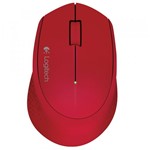 Ficha técnica e caractérísticas do produto Mouse Logitech Mini Wireless M280 Vermelho