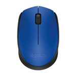 Ficha técnica e caractérísticas do produto Mouse Logitech Sem Fio M170 - Azul