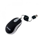 Ficha técnica e caractérísticas do produto Mouse Maxprint Mini Otico Retratil USB Unidade