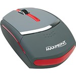 Ficha técnica e caractérísticas do produto Mouse Maxprint Ótico USB com Fio Cinza e Laranja