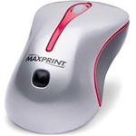 Ficha técnica e caractérísticas do produto Mouse Maxprint Otico Usb Prata e Vermelho Ref.: 603818