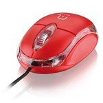Ficha técnica e caractérísticas do produto Mouse Multilaser Classic Usb Mo003 - Vermelho