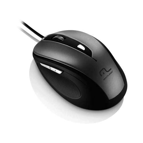 Ficha técnica e caractérísticas do produto Mouse Multilaser com Fio 1600Dpi Usb 6 Botões Preto e Cinza