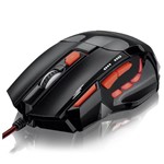 Ficha técnica e caractérísticas do produto Mouse Gamer Fire Button 7 Botões 2400dpi 4 Velocidades USB Banhado Ouro Mo236 Multilaser