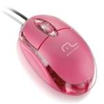 Ficha técnica e caractérísticas do produto Mouse Multilaser MO002 Classic USB Rosa