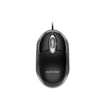 Ficha técnica e caractérísticas do produto Mouse Multilaser Òptico Classic Preto 1200 DPI USB Preto Mo179