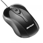 Ficha técnica e caractérísticas do produto Mouse OACUTE.PTICO Multilaser MO141 Colors BLACK USB Preto