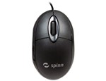 Ficha técnica e caractérísticas do produto Mouse Óptico 1000dpi USB Preto MP100 - Spinn