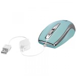 Ficha técnica e caractérísticas do produto Mouse Óptico 800dpi Azul MS3209 C3 TECH - C3 Tech