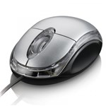 Ficha técnica e caractérísticas do produto Mouse Óptico 800dpi Classic Prata MO061 MULTILASER - Multilaser