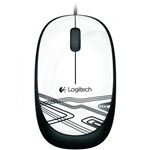 Ficha técnica e caractérísticas do produto Mouse Óptico Branco Usb M105 Logitech