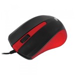 Ficha técnica e caractérísticas do produto Mouse Optico C3 Tech Ms-20Rd Vermelho