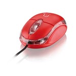 Mouse Óptico Classic Usb Vermelho Multilaser - Mo003
