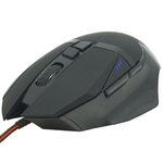 Ficha técnica e caractérísticas do produto Mouse Óptico Gamer Usb 2400 Dpi 6 Botões Led Rgb 4 Cores Cabo Infokit X Soldado GM-601 Preto