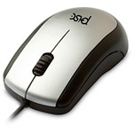 Ficha técnica e caractérísticas do produto Mouse Óptico Grande Prata PS2 - Pisc
