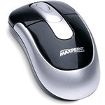 Ficha técnica e caractérísticas do produto Mouse Óptico MaxPrint PS/2 Preto/Prata