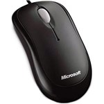 Ficha técnica e caractérísticas do produto Mouse Óptico Microsoft 3 Botões Scroll P58-00061 Preto