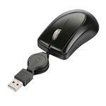 Ficha técnica e caractérísticas do produto Mouse Optico Mini Multilaser MO048 USB Retratil 800DDPI Preto