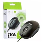 Ficha técnica e caractérísticas do produto Mouse Óptico Pisc USB para Notebook