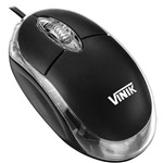 Ficha técnica e caractérísticas do produto Mouse Óptico PS2 Preto MB-10 - Vinik - Vinik