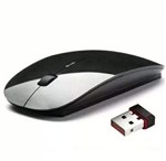 Mouse Óptico Recarregável Slim 2.4 Ghz Sem Fio 1600 Dpi Knup G21