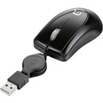 Mouse Óptico Retrátil USB Preto - Multilaser
