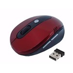 Ficha técnica e caractérísticas do produto Mouse Óptico Sem Fio Usb Wi-fi para Notebook e Pc Azul