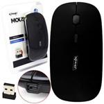 Ficha técnica e caractérísticas do produto Mouse Optico Sem Fio Wireless 2.4Ghz Preto G21 Knup