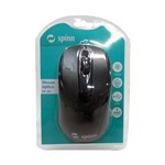 Ficha técnica e caractérísticas do produto Mouse Optico USB 1000dpi Spinn Preto Mp200 Blister