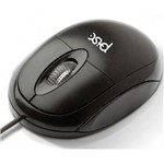 Ficha técnica e caractérísticas do produto Mouse Óptico USB 800dpi 3 Botões Preto Pisc***