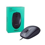 Ficha técnica e caractérísticas do produto Mouse Optico USB M90 Preto Logitech 910-004053