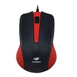 Ficha técnica e caractérísticas do produto Mouse Optico USB Ms-20rd Vermelho C3tech